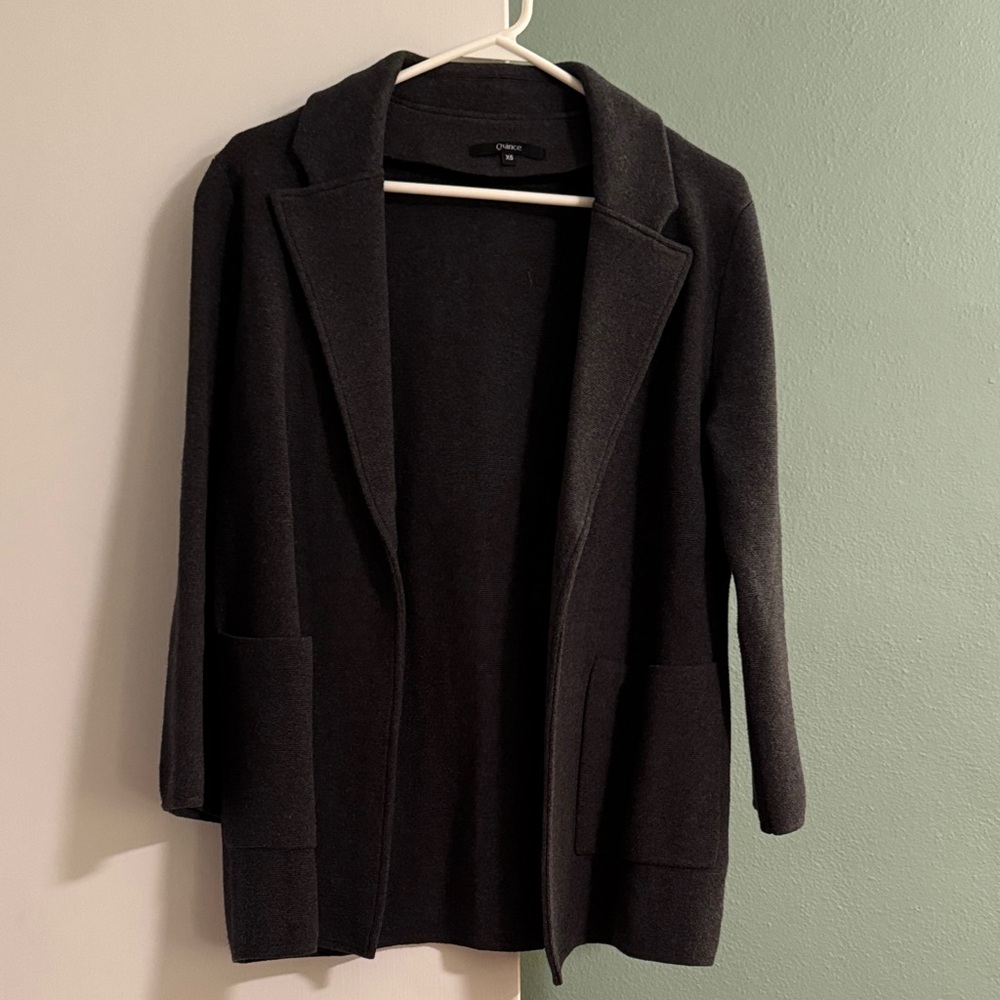 Quince Charcoal Knit Sweater